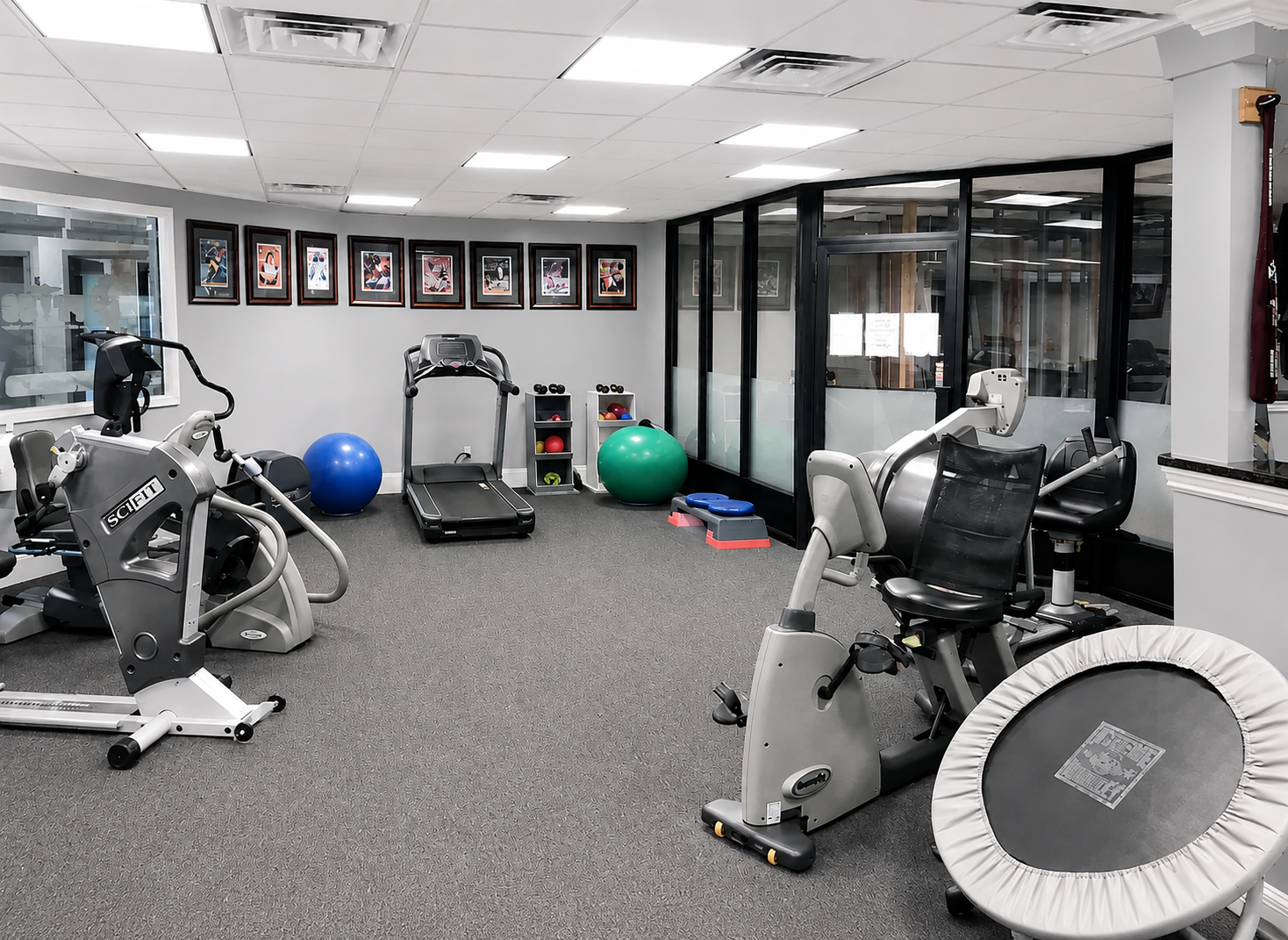 Rehabilitation area at the Deer Park office