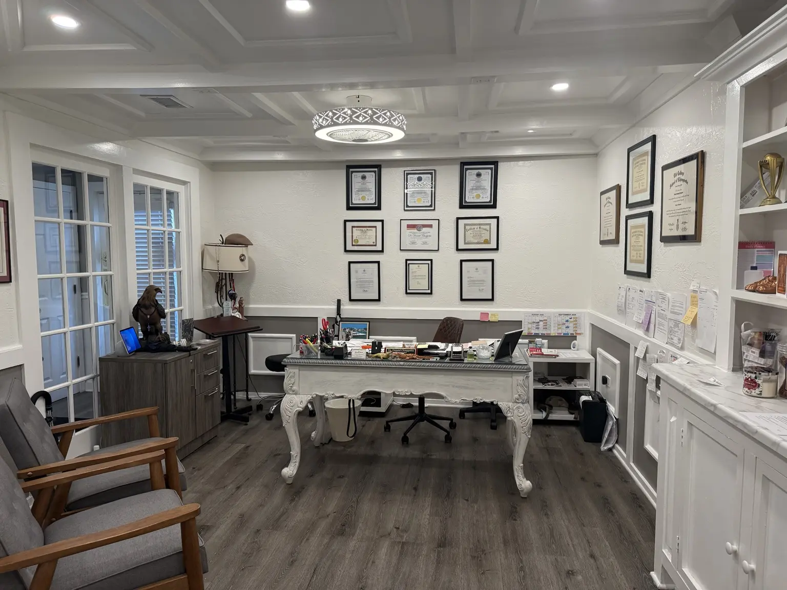 Private consultation and reception area